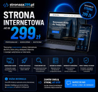 Nowoczesna strona internetowa za 299 PLN | Wystawiamy faktury
